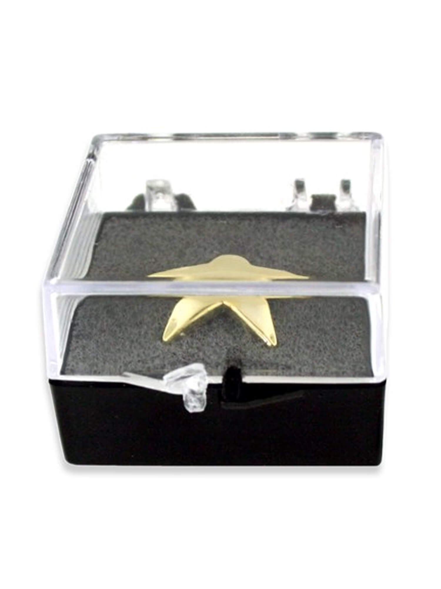 PinMart Clear Plastic Black Gift Box Set: Pack Of 10 - Made In USA Small Jewelry Boxes with Foam for Lapel Pins, Jewelry, Awards - Ideal Display Case for Enamel Pin Display and Small Boxes for Gifts