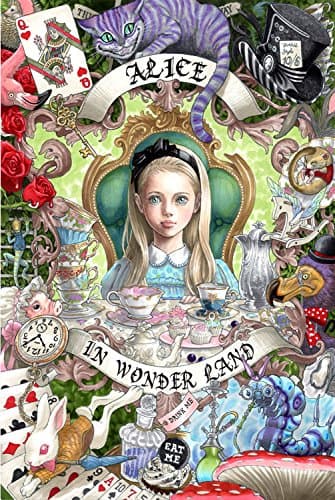 HCYL Alice in Wonderland 1000 Pieces Wood Jigsaw Puzzle,Perfect Choice for The Puzzle Lover