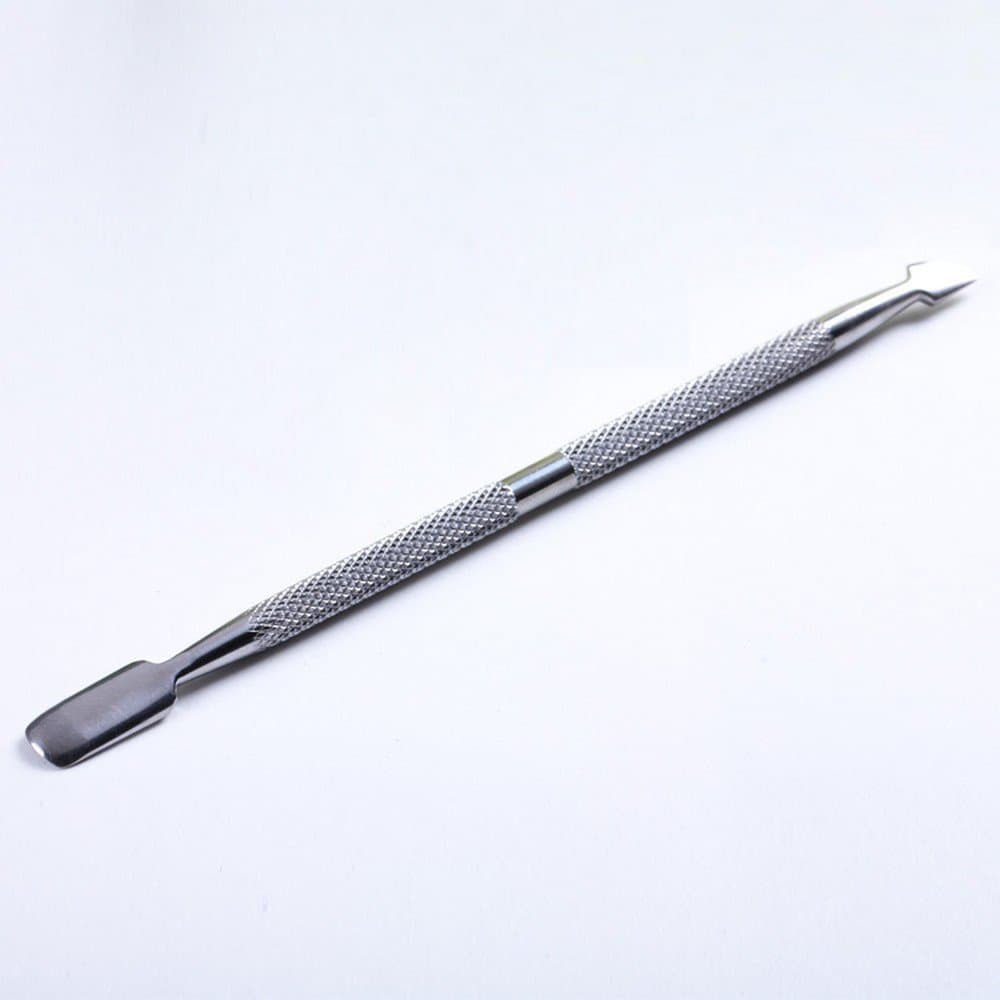 Shari 2 Ways Stainless Steel Cuticle Pusher Remover Nail Art Manicure Pedicure Tool
