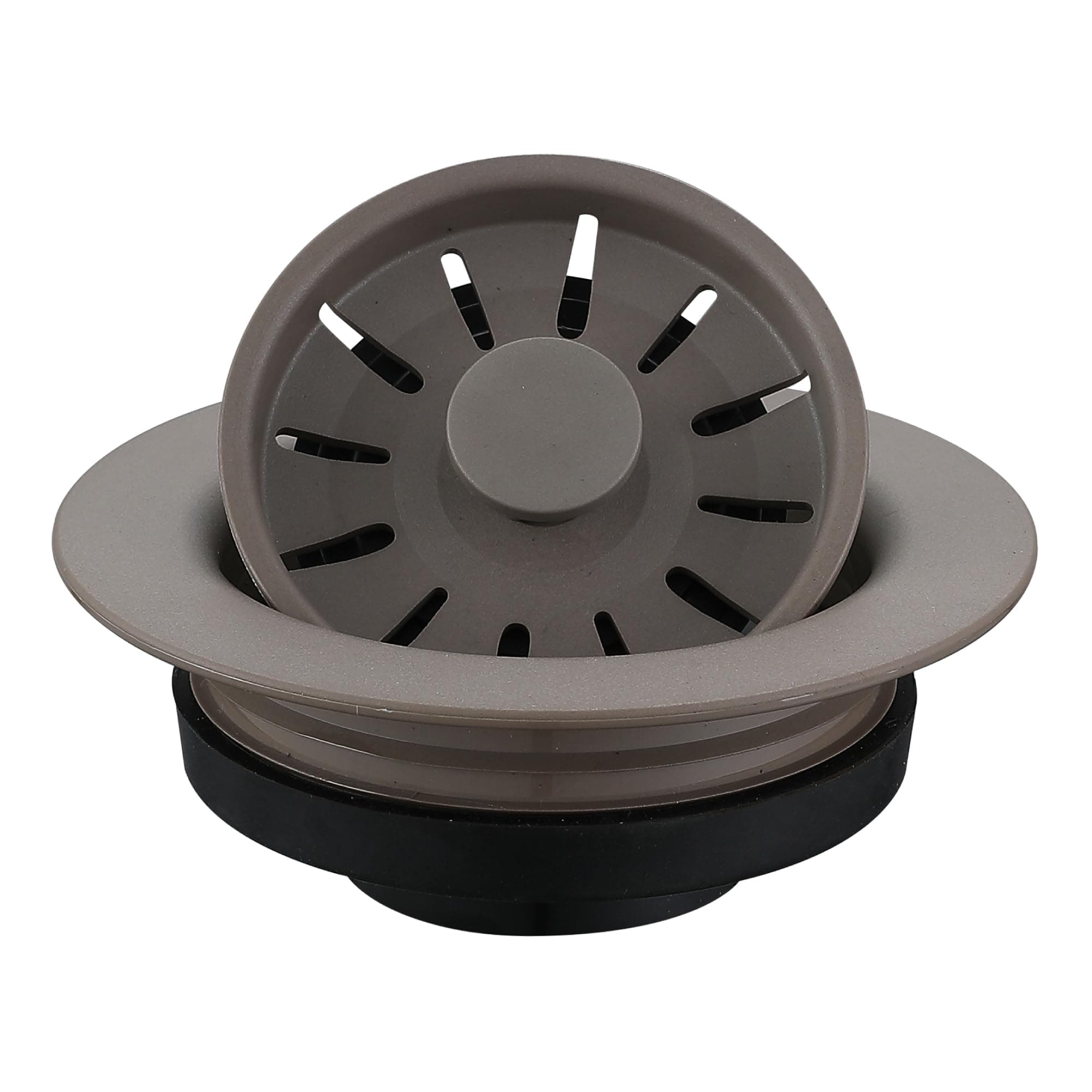 Karran QDFCN Decorative Disposal Flange in Concrete, Fits 3.5 Inc Standard Sink Drain Hole