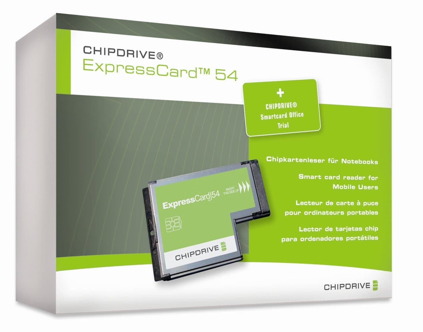 SCM SCR3340 Common Access CAC DOD and Military ID Smart Card SmartCard Reader (ExpressCard Interface CCID Compatible) for Vista XP and Linux Laptop Computers