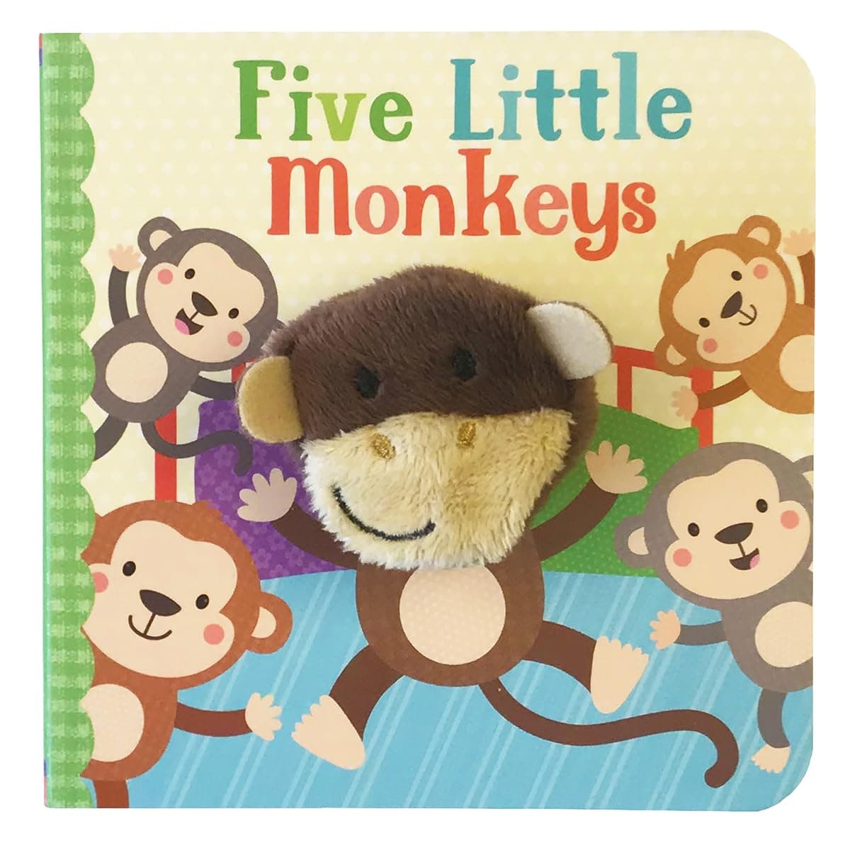 Five Little Monkeys Puppet Book (Finger Puppet Board Book) Board book – 9 Oct. 2018