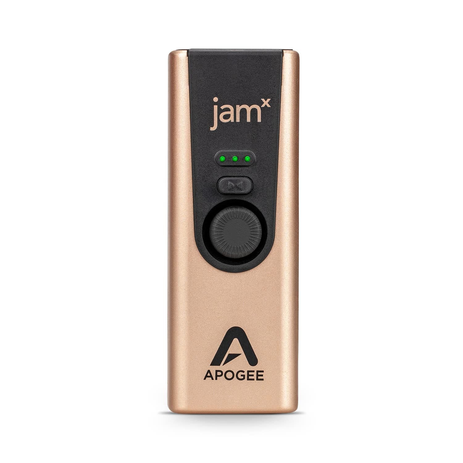 Jam X USB Instrument Interface 1-in/2-out USB Audio Interface with 24-bit/96kHz Resolution, Analog Amp Circuit, Compression, 1/4" Input, and 3.5mm Stereo Output - Mac/PC/iOS