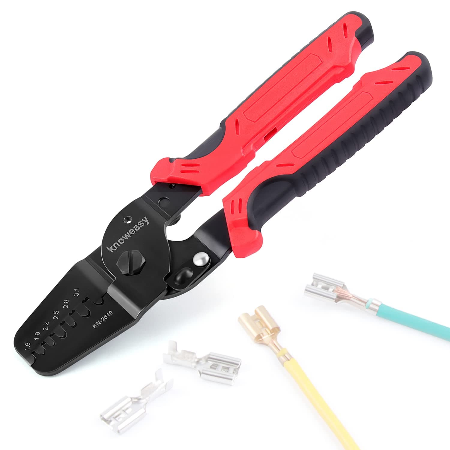 JST Crimper and Molex Crimper Works on AWG24-12/0.21-3.31mm² JAM, Molex, Tyco, JST Terminals and Connectors for FPV, Drone Servo Model KN-2510
