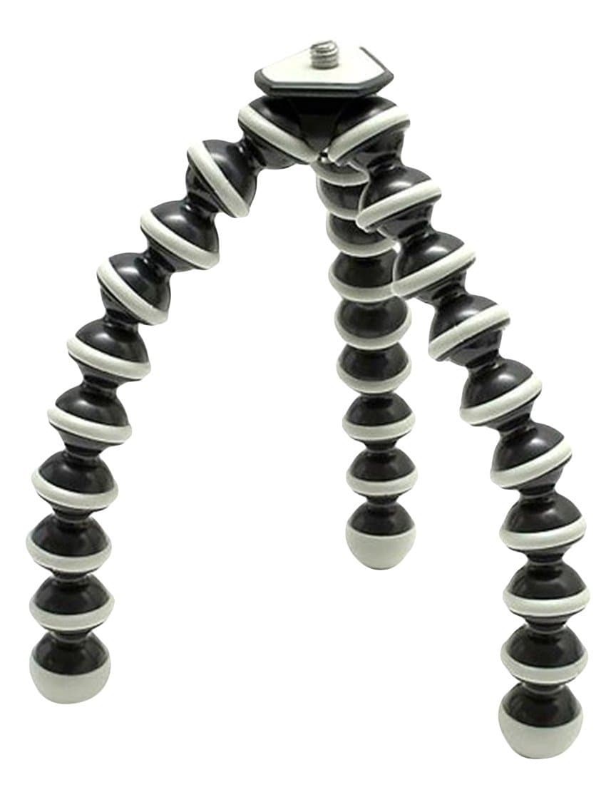 SuperLegs Flexible Tripod The Perfect Tripod for You and Your Digital Camera or DSLR, Improved 2016 Version, Black/White