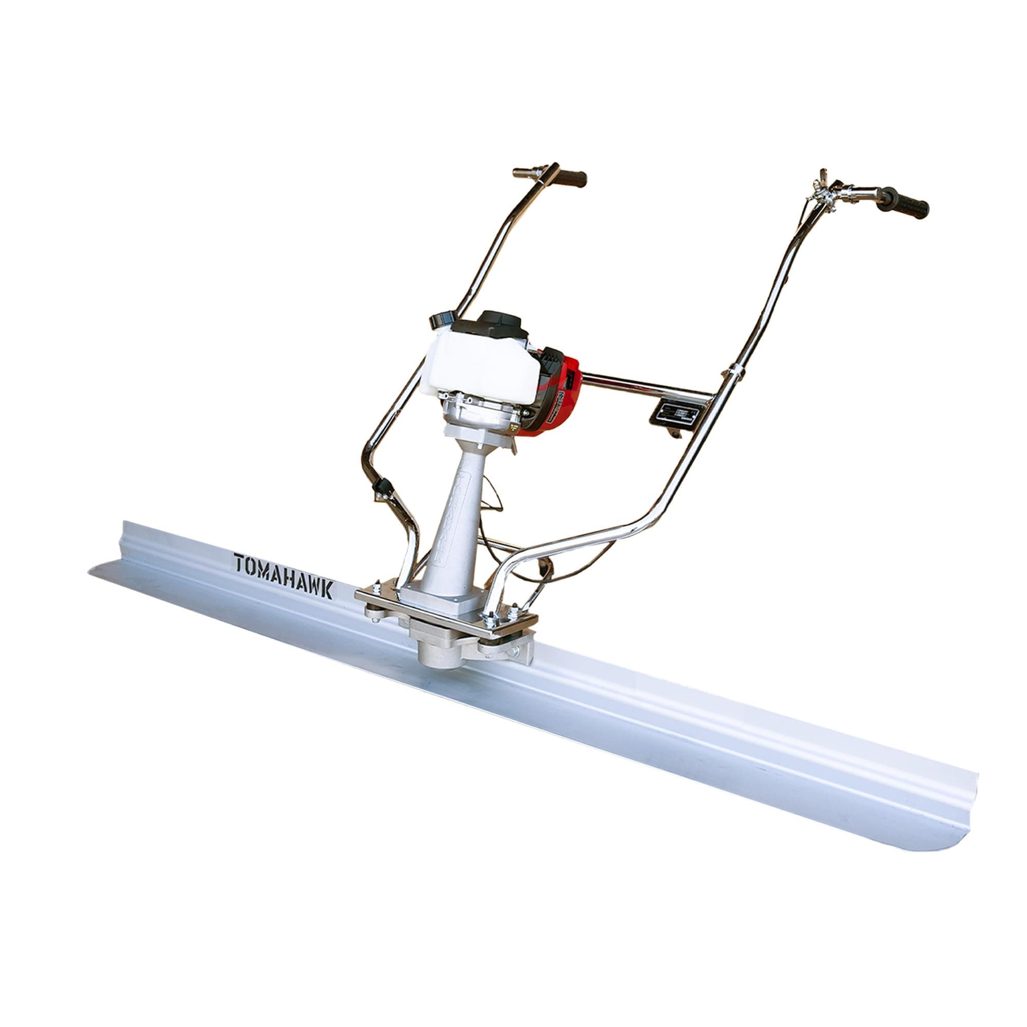 TOMAHAWK Honda Power Concrete Screed Vibrating Tool with 8ft Aluminum Magnesium Board Bull Float Finishing Set