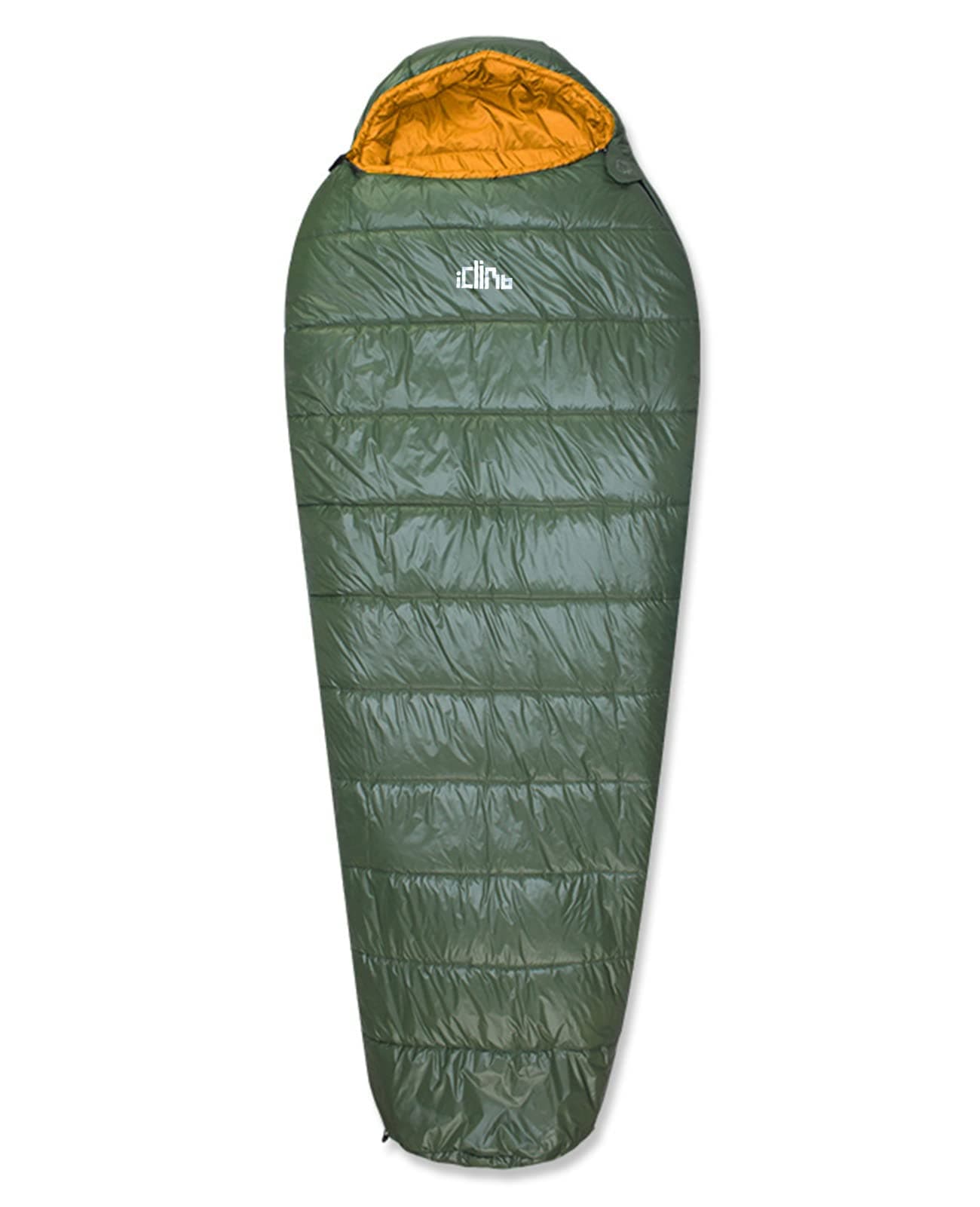 iClimb 3M Thinsulate Insulation Mummy Sleeping Bag with Compression Sack Ultralight Compact Warm Washable for Adults Indoor Outdoor Backpacking Camping Hiking