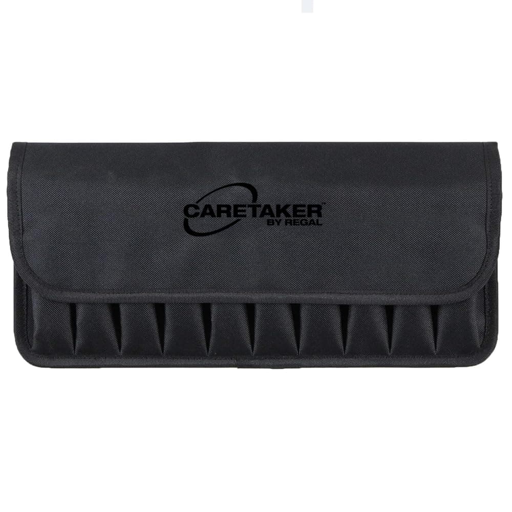 FSDC (Firearm Safety Devices) – FSDC Caretaker 10 Magazine Storage Double-Stack Pouch – Water-Resistant and Durable – Black – 14.4 x 12.3 x 1.8 inches