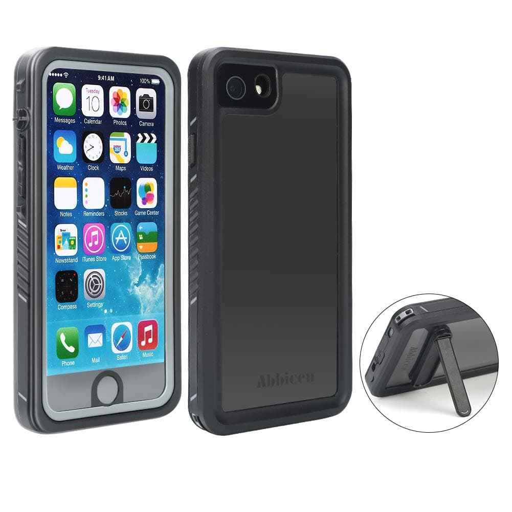 Waterproof Case for iPhone 7 and 8 Phone iPhone SE 2020 Case with Kickstand Full Body Protective Case Cover with Built-in Screen Protector Underwater/Shockproof/Dirtproof/Snowproof.
