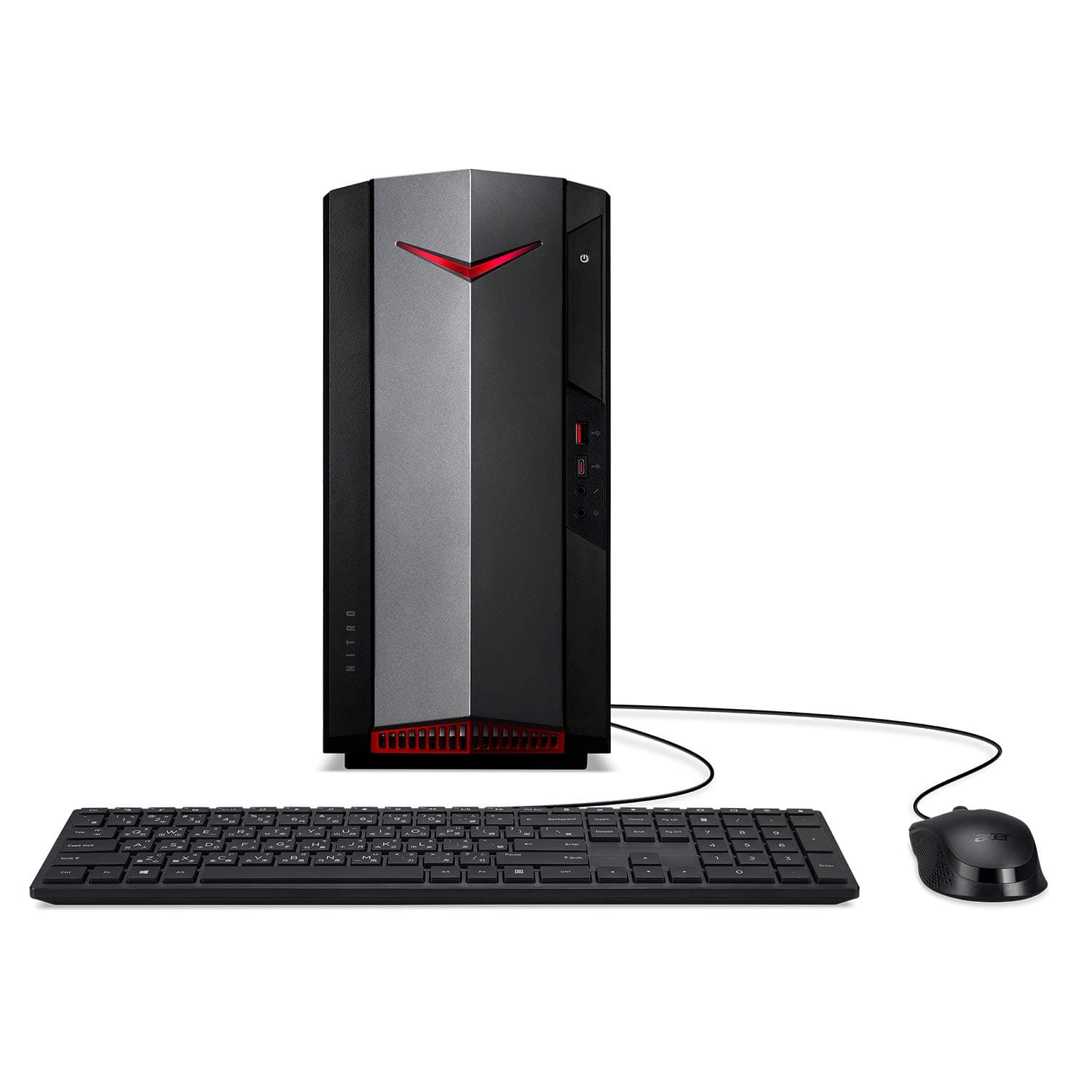 Nitro 50 N50-620-UA91 Gaming Desktop | 11th Gen Intel Core i5-11400F 6-Core Processor | NVIDIA GeForce GTX 1650 | 8GB DDR4 | 512GB NVMe M.2 SSD | Intel Wi-Fi 6 AX201 |