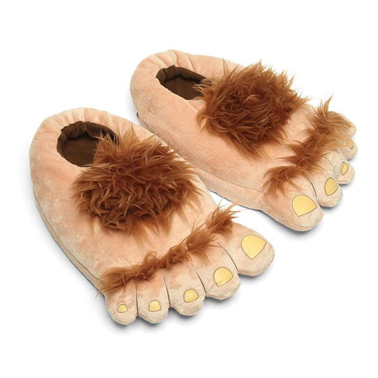 Men's Big Feet Furry Monster Adventure Slippers