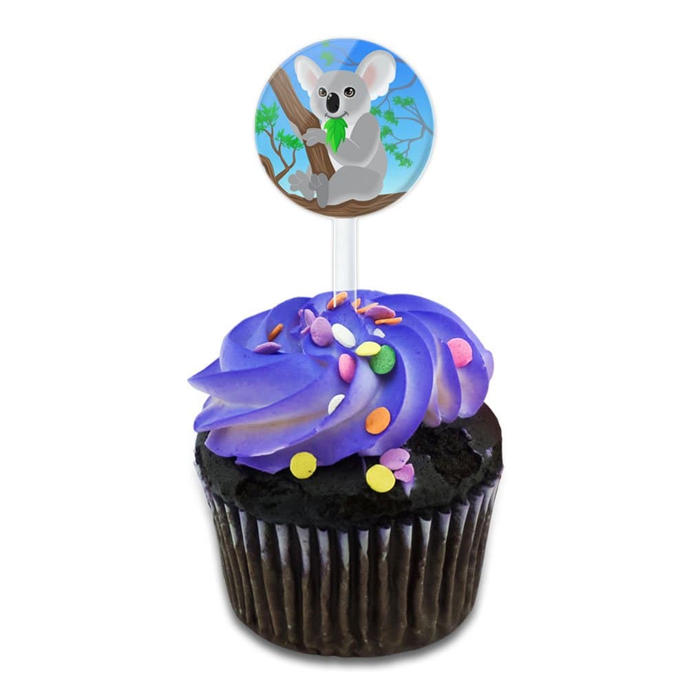 Koala Cake Cupcake Toppers Picks Set