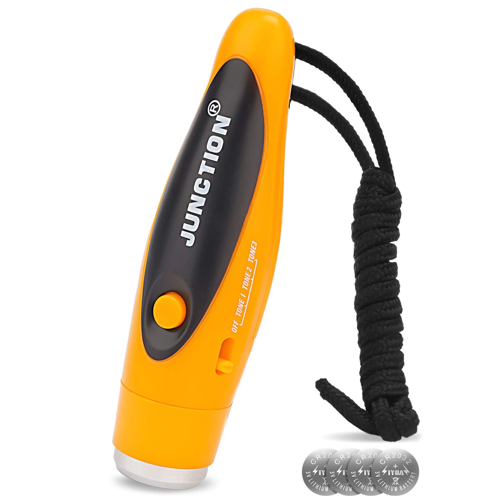 UNIWA Electronic Whistle, Battery Operated Whistle Adjustable 3 Different Loud Whistle Sounds with Lanyard Handheld Electronic Whistles for Referees Volleyball Coaches Teacher, Soccer Sports Whistle