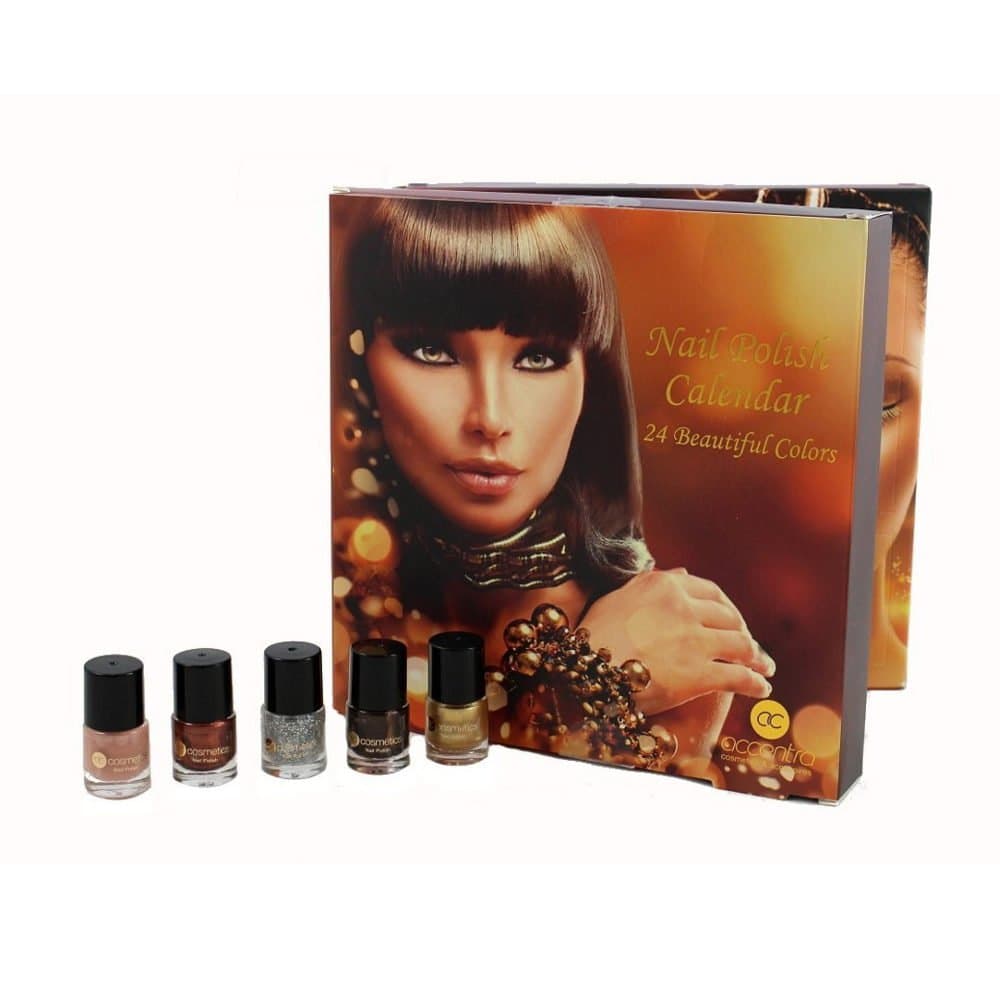 Nail polish, Advent calendar with 24 different festive paints