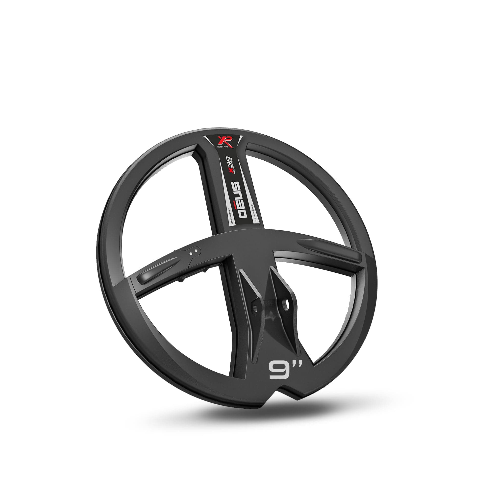 X35 9" Search Coil, 35 Frequencies, Wireless, Waterproof and Compatible with The Deus and ORX Metal detectors, Delivered with Coil Cover & Lower Stem (D01X35)