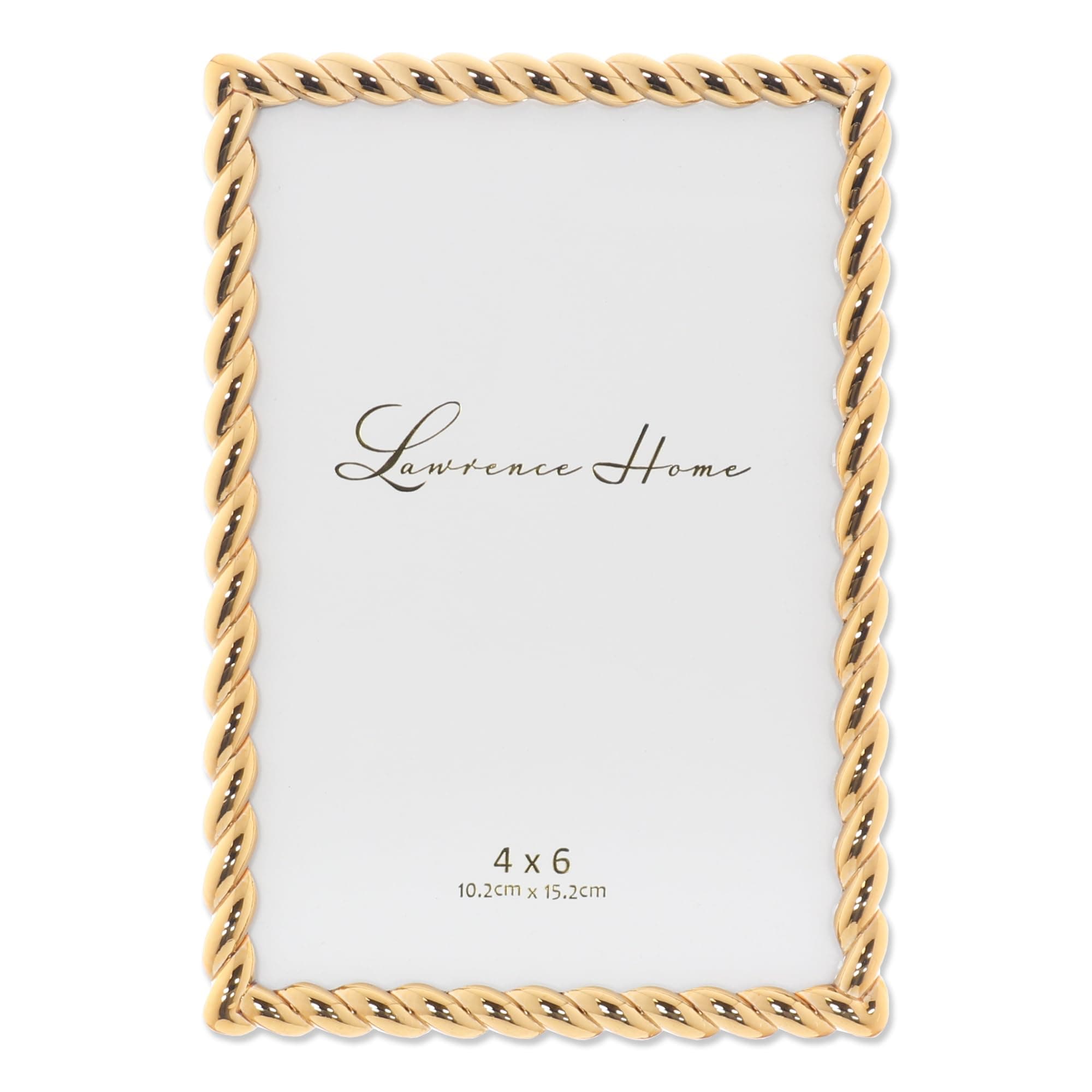 Lawrence Frames 4x6 Golden Rope Picture Frame (712046)