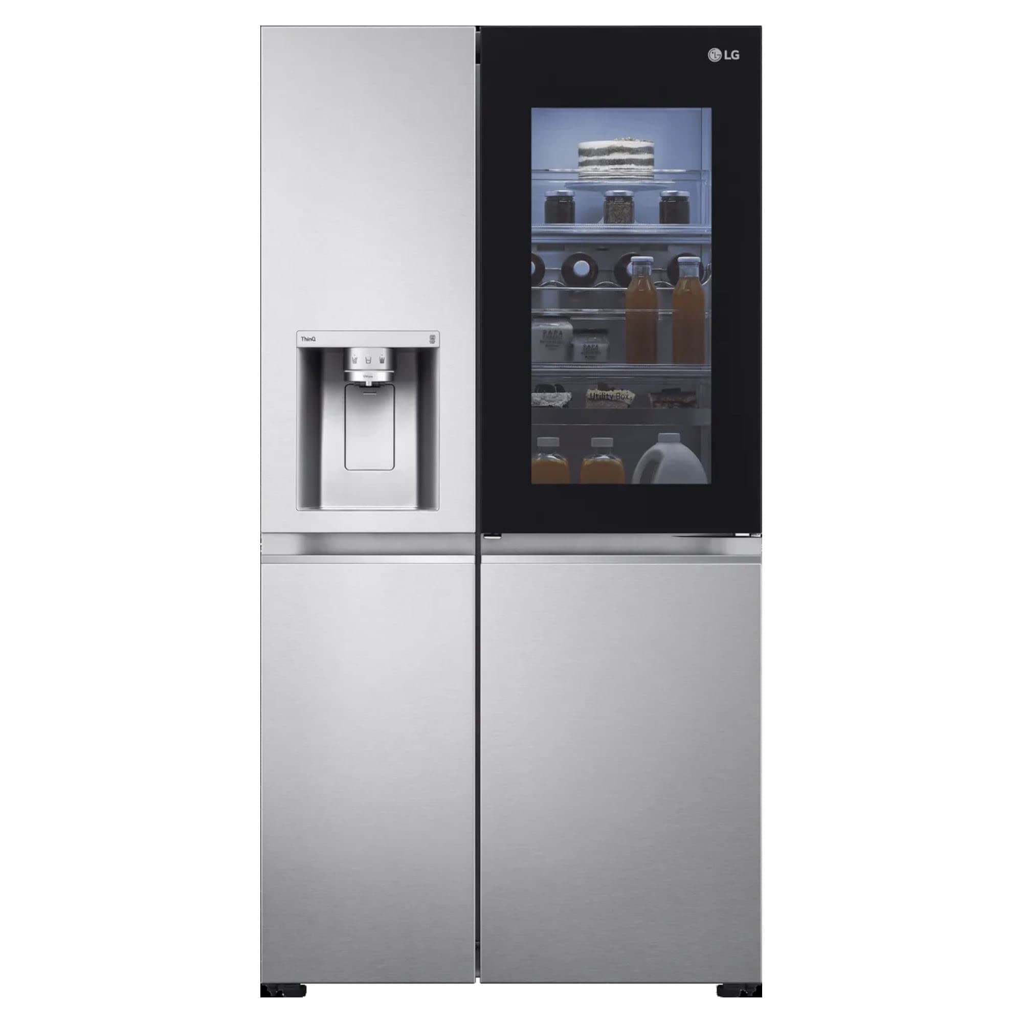 LG InstaView 635L Door-in-Door Fridge Freezer, Stainless