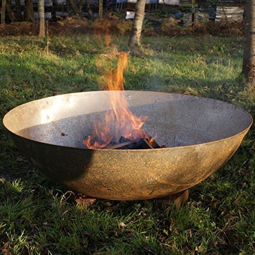 Mild Steel Bowl Fire Pit - 800mm Diameter x 270mm High