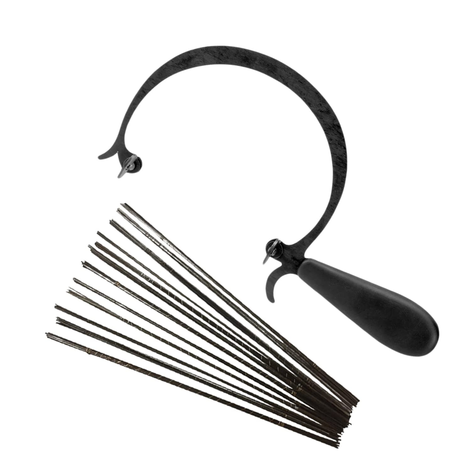 CURVED JEWELERS SAW FRAME with 144 ASSORTED JEWELERS SAW BLADES