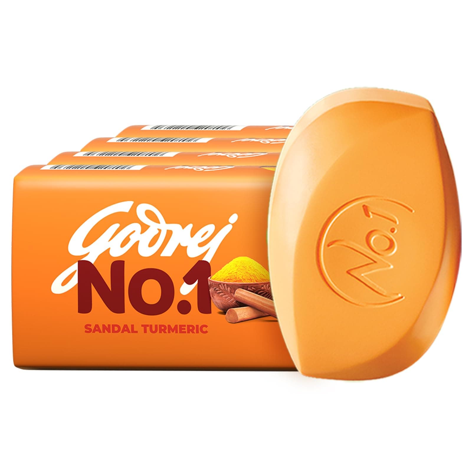 Sandal and Turmeric Soap, 150g (Buy 3 Get 1 Free)