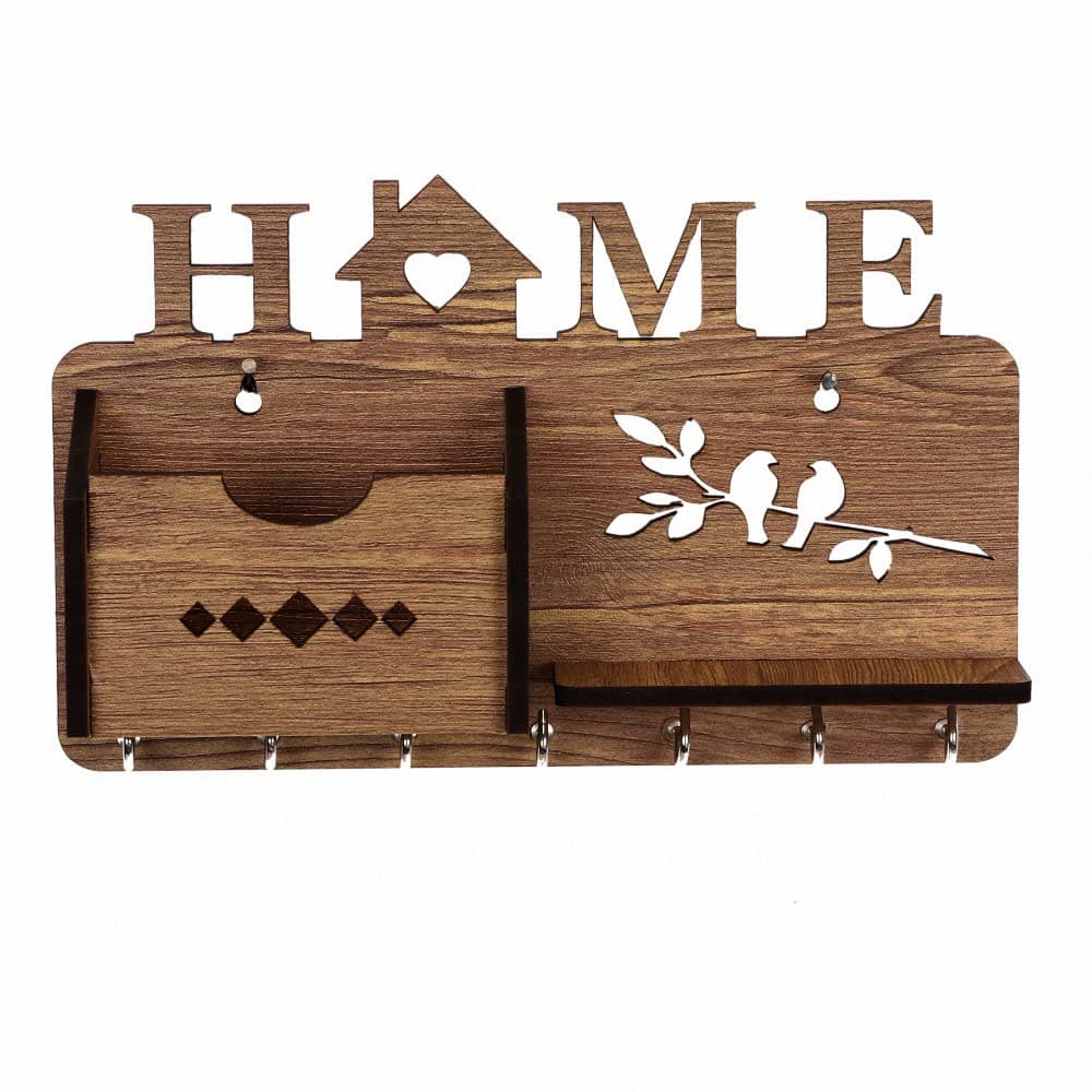 Sehaz Artworks Decorative Wall Key Hooks for Keys HomeSideShelfWTKeyHolder Wall Rack Wall Mounted Key Holder Key Rack Key Hanger | Bathroom Towel Hooks | Hat Rack