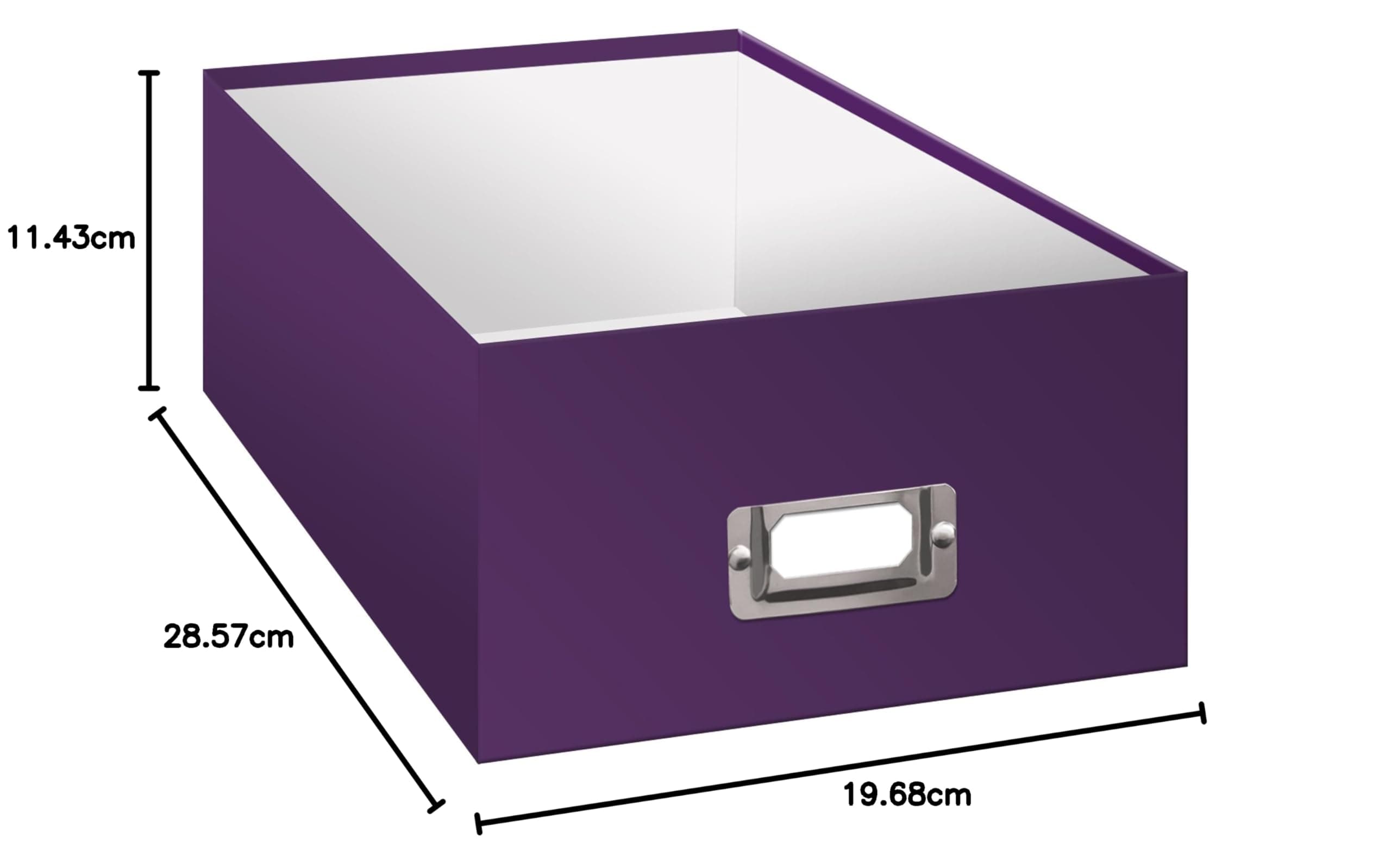 Pioneer Photo Albums B-1S/BP B-1S Photo Storage Box, Bright Purple