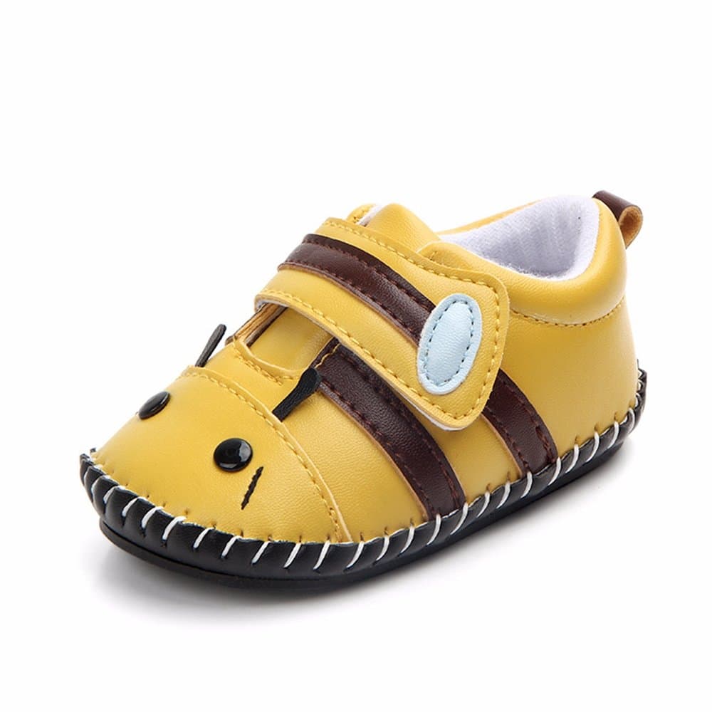 Infant/Toddler Baby Non Slip Rubber Soft Sole Cartoon Walking Slip on Shoes Home/Outdoors