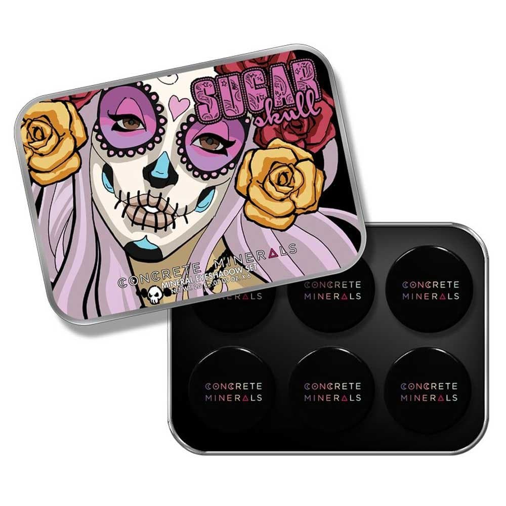 Concrete Minerals Mineral Eyeshadow Tin Set, Sugar Skull