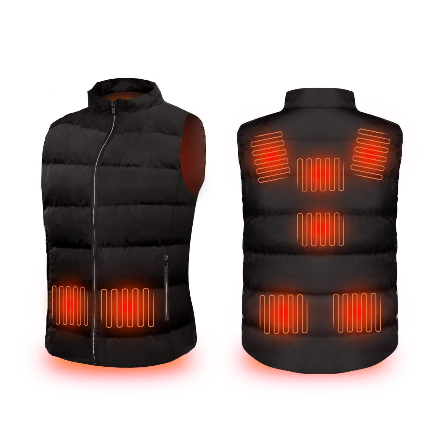 ISOPHO Running Belt with Adjustable Elastic Strap, Belt Bag with Headphone Hole, Waterproof Zipper Reflective Strip, Large Capacity Belt for Running, Exercise, Cycling, fit for Phone, Key or Card