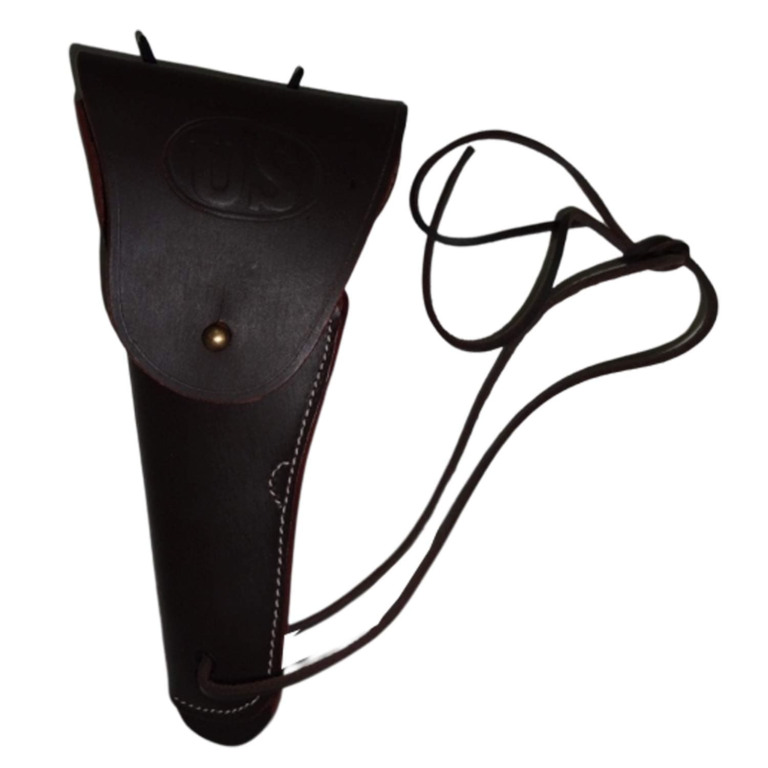 warreplica US WWII .45 Dark Brown Hip M1916 Colt 1911 Holster: Marked US - Reproduction (Left Handed)