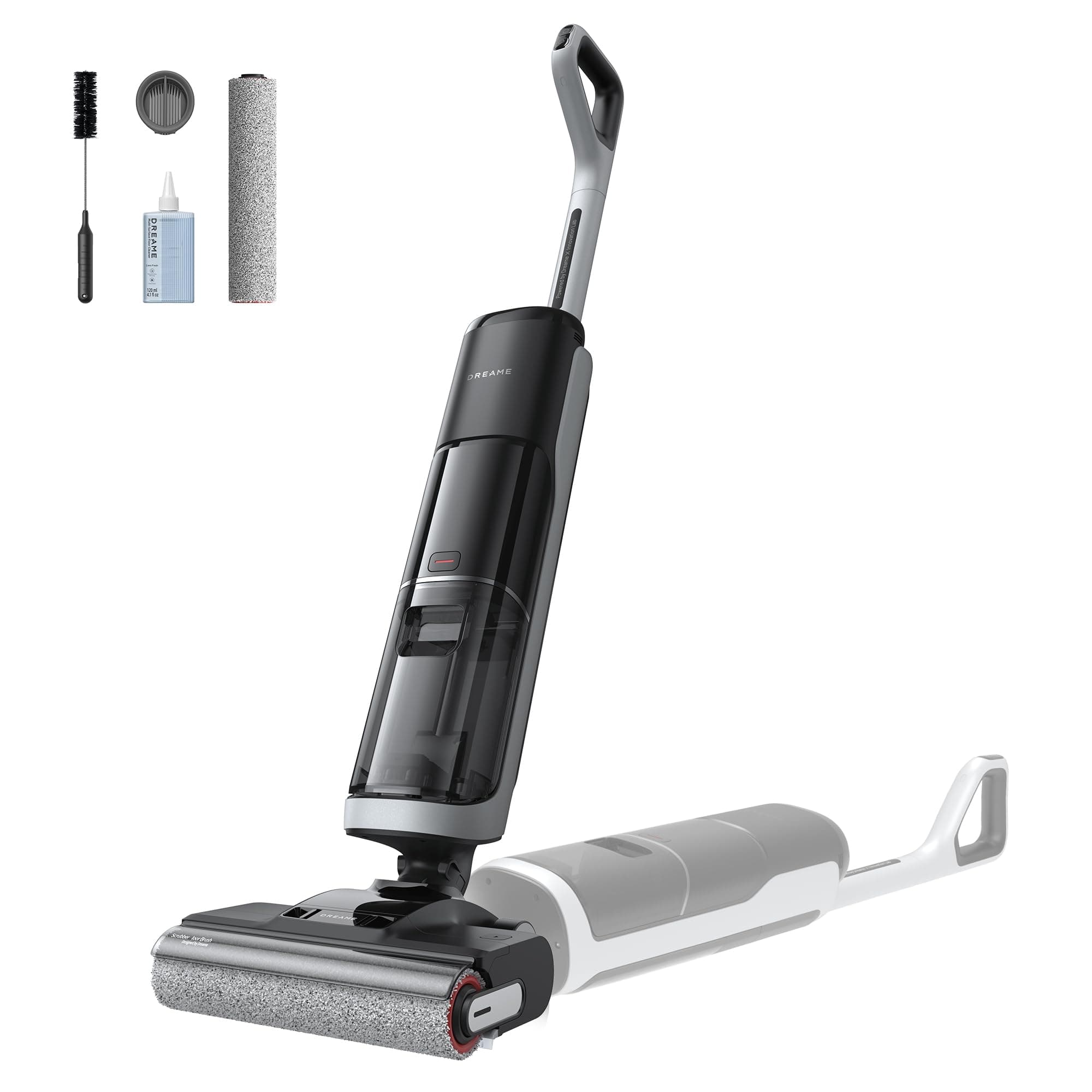 - dreame H14 Cordless Vacuum Mop, 180° Lie-Flat Wet Dry Vacuum cleaner, 140°F Brush Washing, Fast Hot Air Drying in 5Mins, Smart Hard Floor Cleaner Machine with Powerful Suction, Great for Sticky Messes