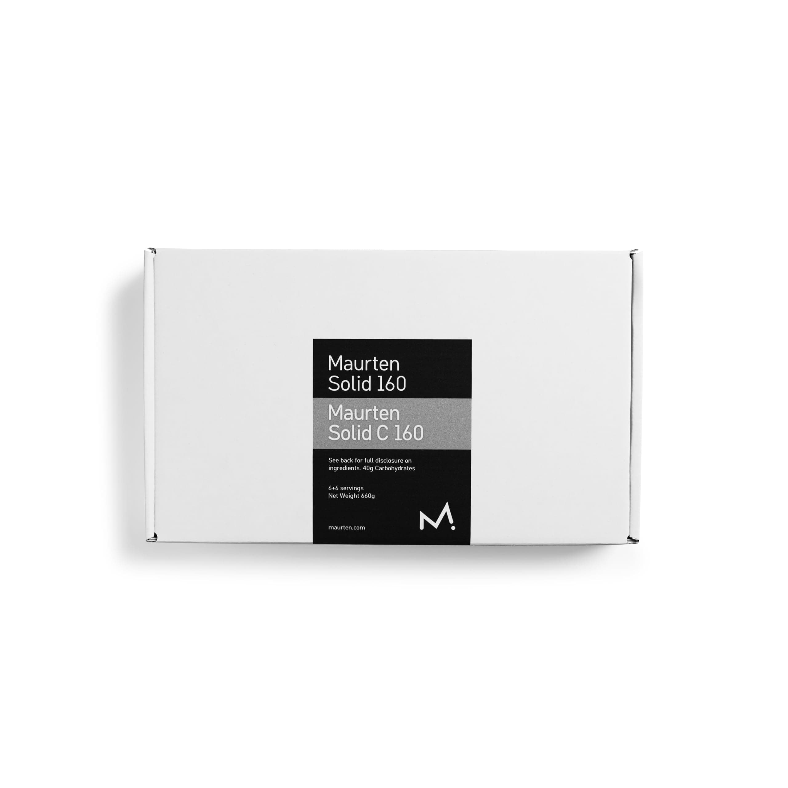 MAURTEN(マーテン) エナジーバー ミックスボックス 6x ソリッド 160、6x ソリッド C160 - オーツライスベースにミニバー2個付きボックス - マラソンなどの耐久スポーツ用の炭水化物40gのパワーバー - 低繊維、ビーガン、グルテンフリー