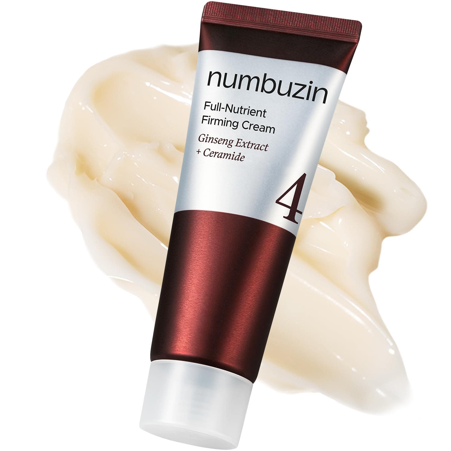No.4 Full-Nutrient Firming Cream | Skin Elasticity, Wrinkle Care, Anit-aging, Deeply Nourishing, Hydation | Red Ginseng, Panthenol, Niacinamide, Bifida | 2.02 fl. oz.