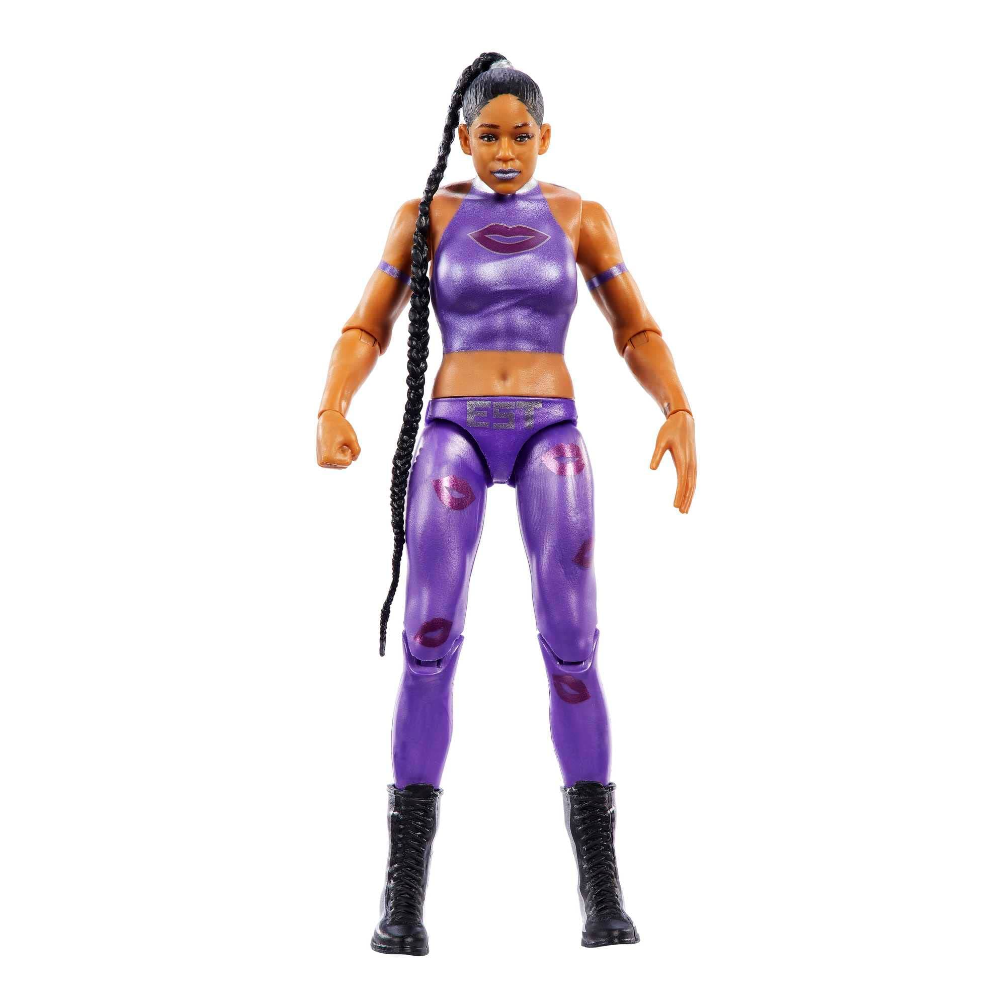 Mattel WrestleMania Bianca Belair Collective with 10 Joints and Lifelike Detail, 6"