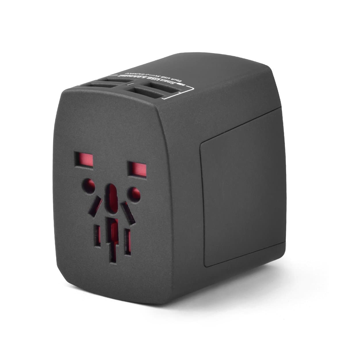 Senkoovi Power Adapter Travel Adapter AC Wall Charger International Universal Plug with 4 USB Ports All in one Covers More Than 150 Countries Europe, UK, Germany, Canada, France,China, Australia