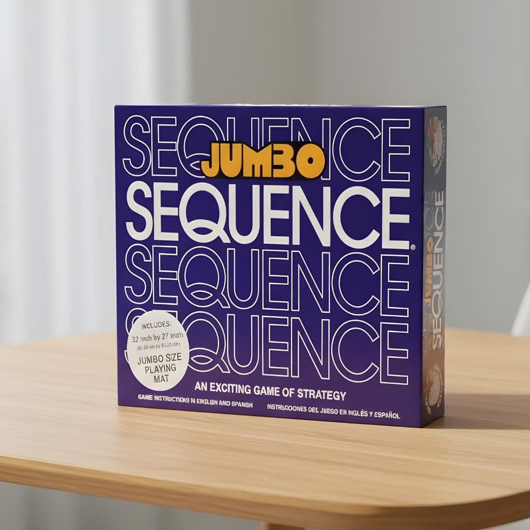 Kids Mandi Make a Jumbo Sequence Game - Family and Adults Board Game (Jumbo Sequence Game)