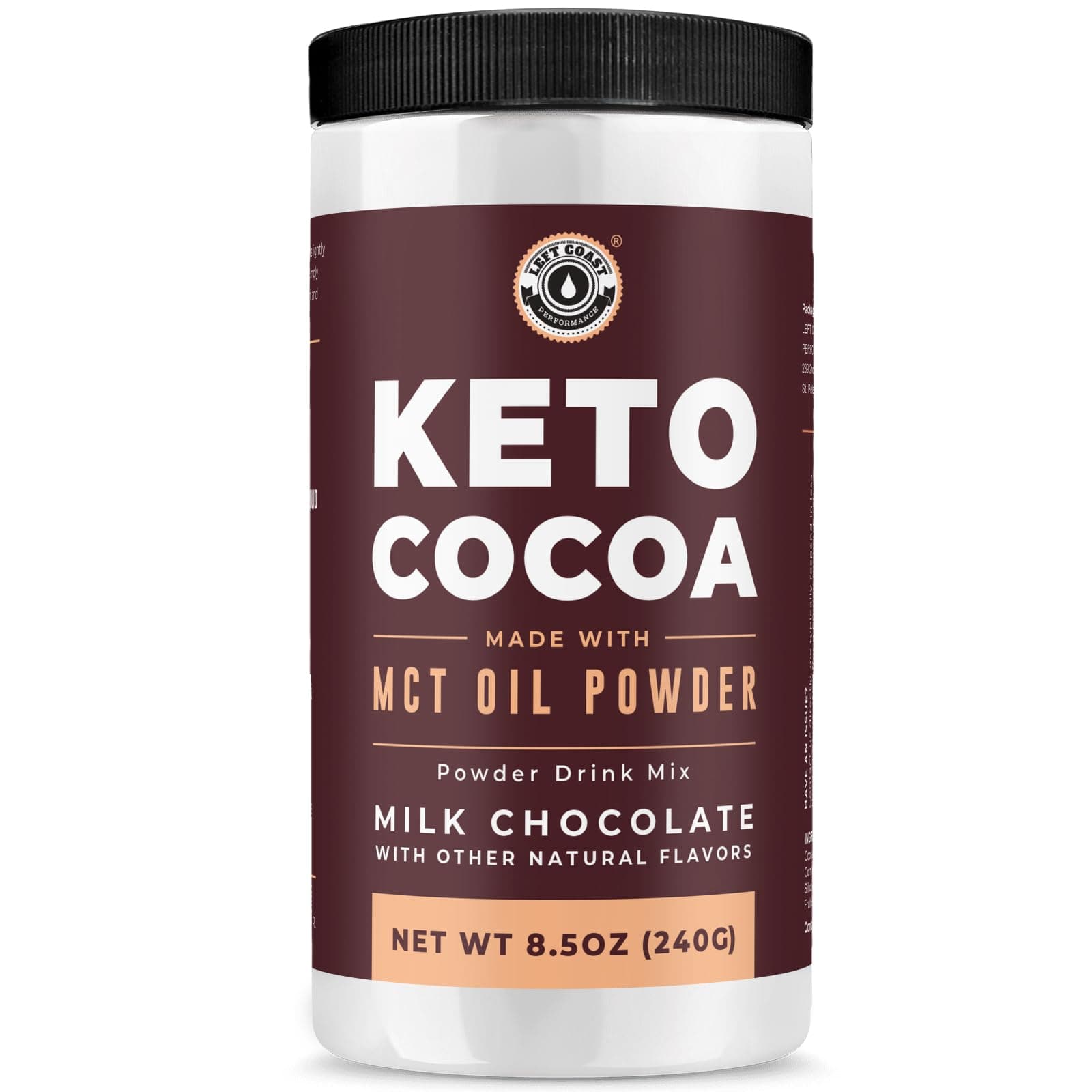 Keto Cocoa | Keto Hot Chocolate Drink Mix Powder - Sugar Free, Low Carb with Protein and MCT Oil Powder
