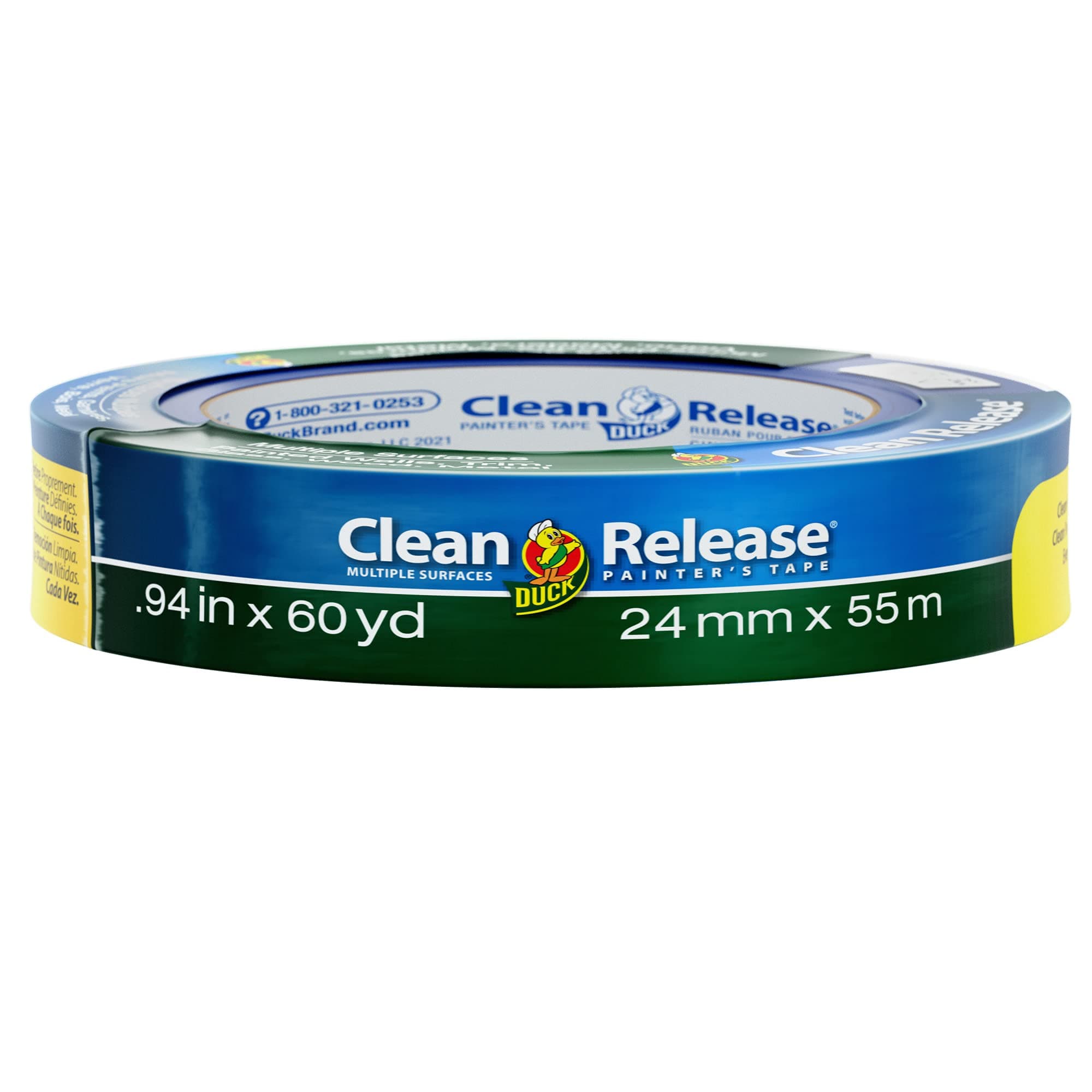 Duck Brand Clean Release Painter's Tape, 0.94 Inch x 60 Yards (240193)