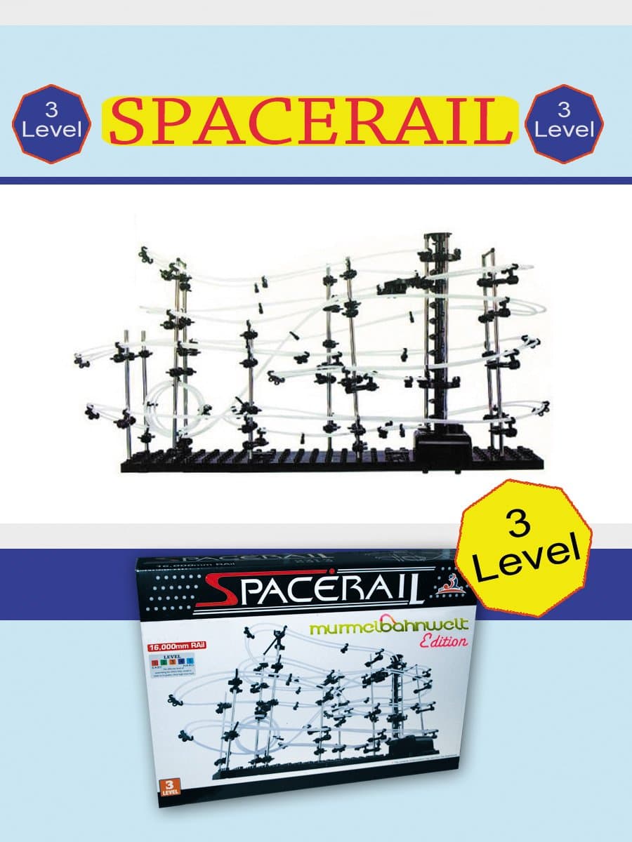 MarbleRunWorld MB448 Level 3 Spacerail Marble Run for Teenagers and Adults