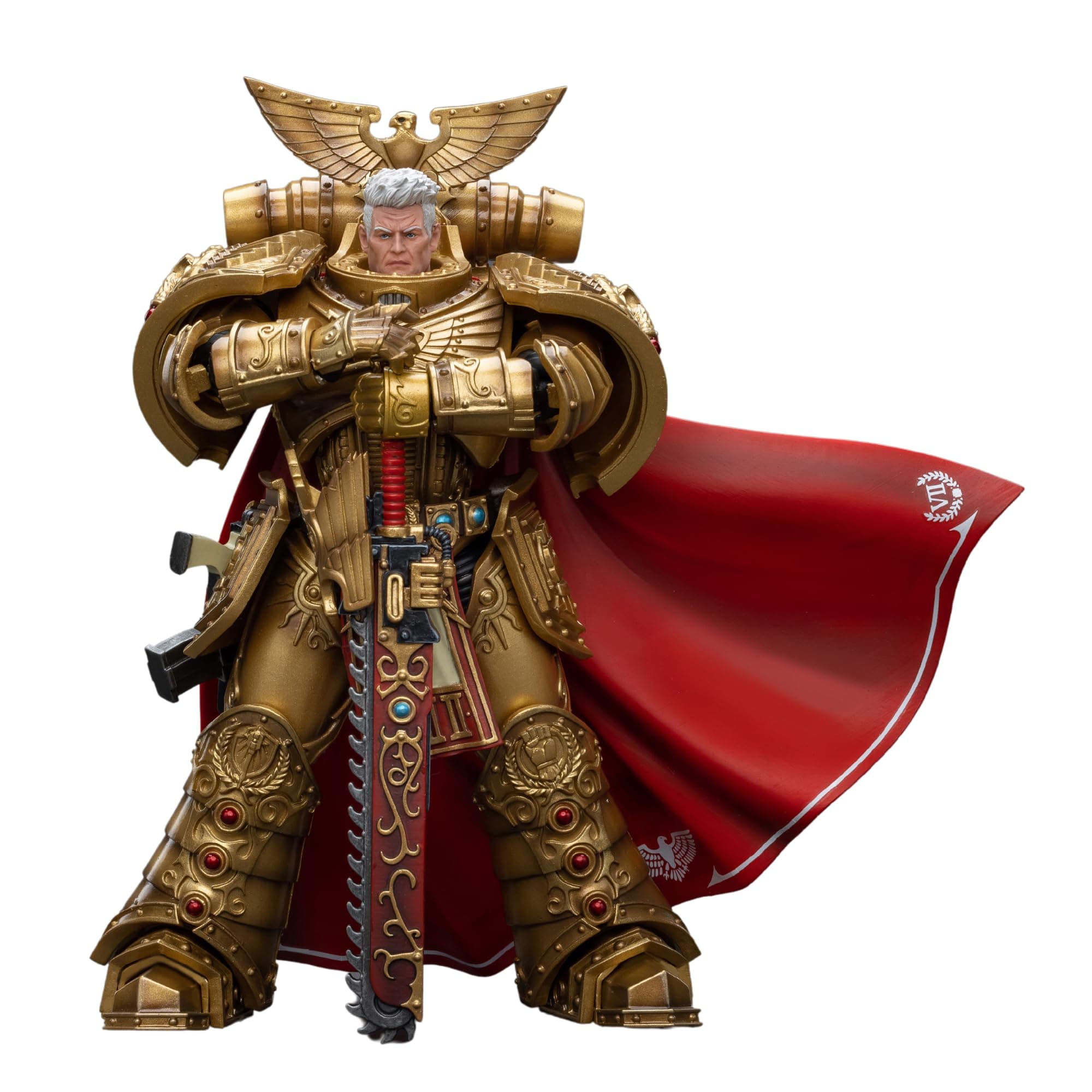 Warhammer 40,000 1/18 Action Figure Imperial Fists Rogal Dorn Primarch of The Vllth Legion Collection Model Birthday Gifts 7- Inch