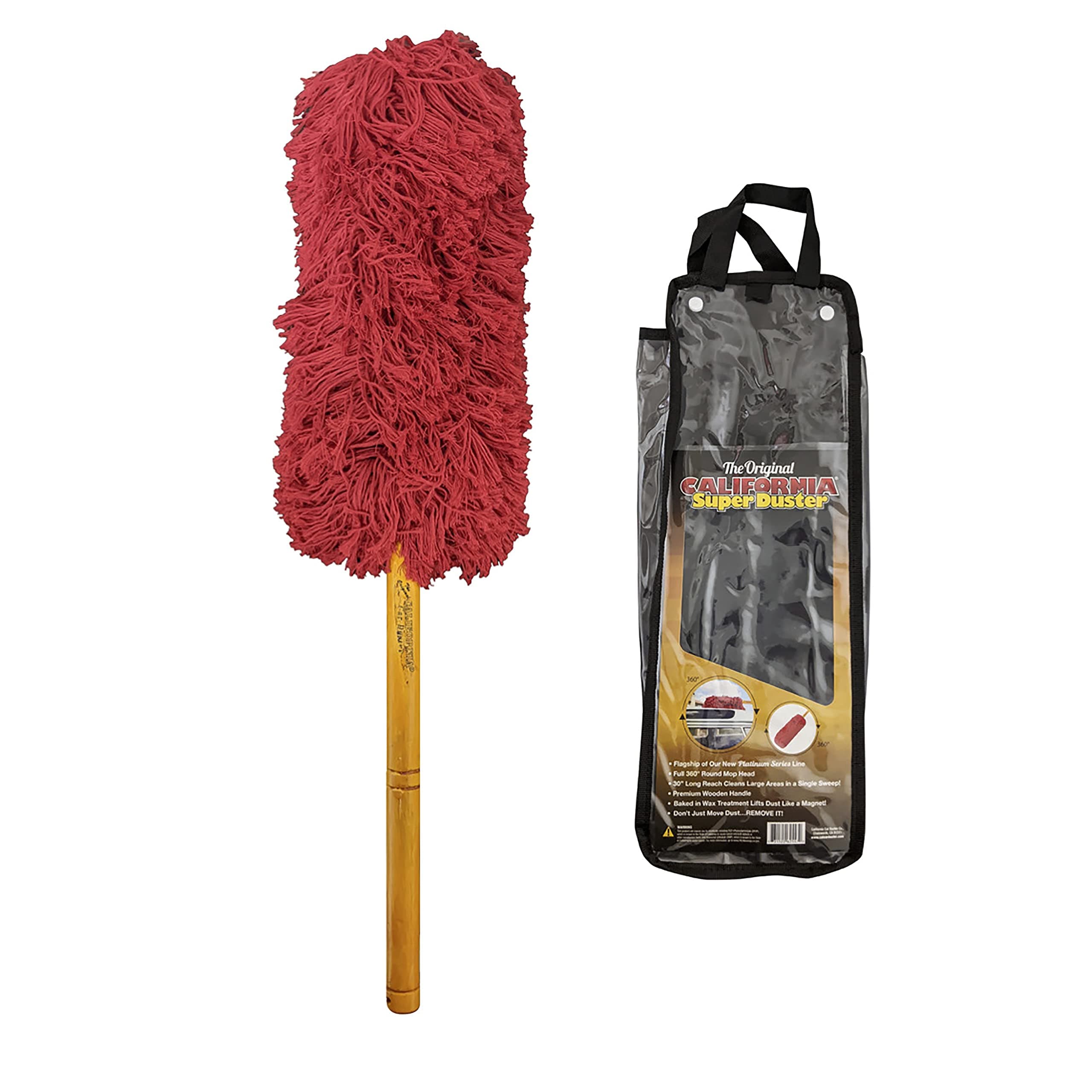 Super Duster, Red X-Large Truck and SUV Duster with Wood Handle 73668