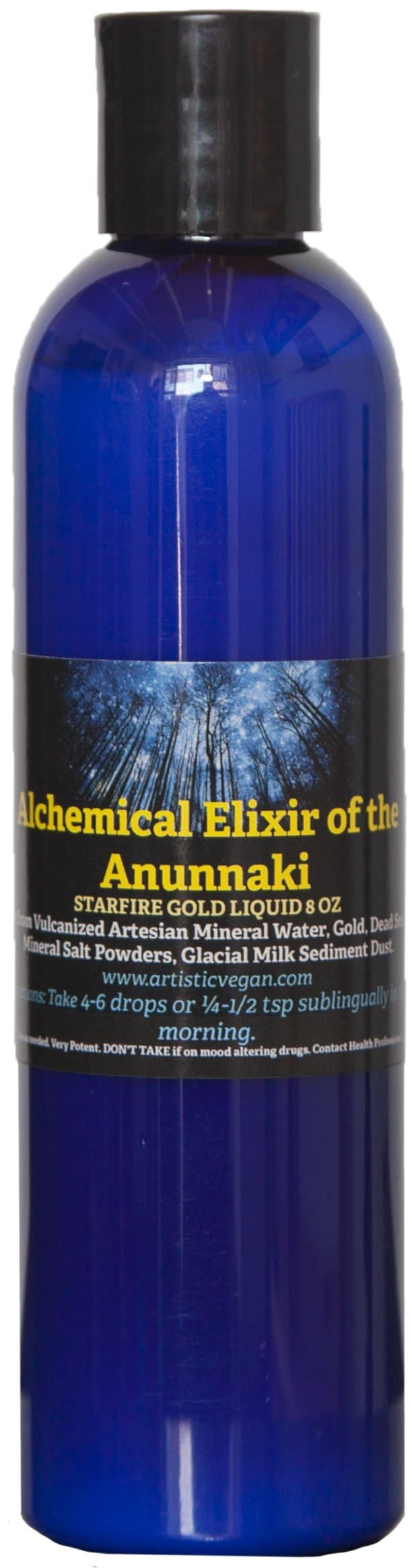 Alchemical Elixir of The Anunnaki - Starfire Gold - Liquid Ormes 8 Oz