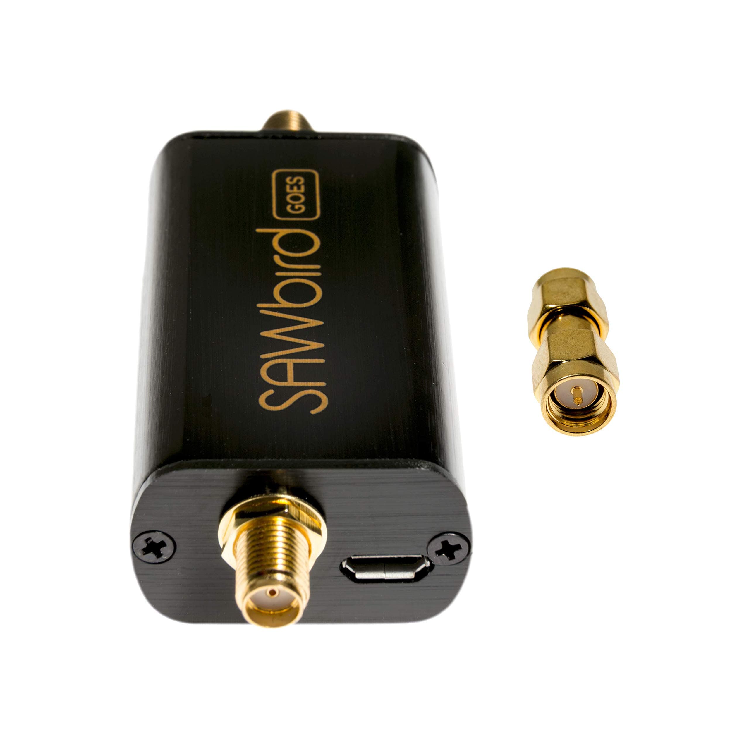 NooElec SAWbird GOES - Premium Dual Ultra Low Noise Amplifier (LNA) and SAW Filter Module for NOAA (GOES/LRIT/HRIT) Applications, Center Frequency of 1688MHz