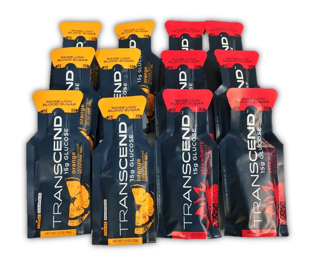FirstAidGlobal.com Alitaver Transcend 15g Glucose Gel - Orange & Strawberry Assortment (12)