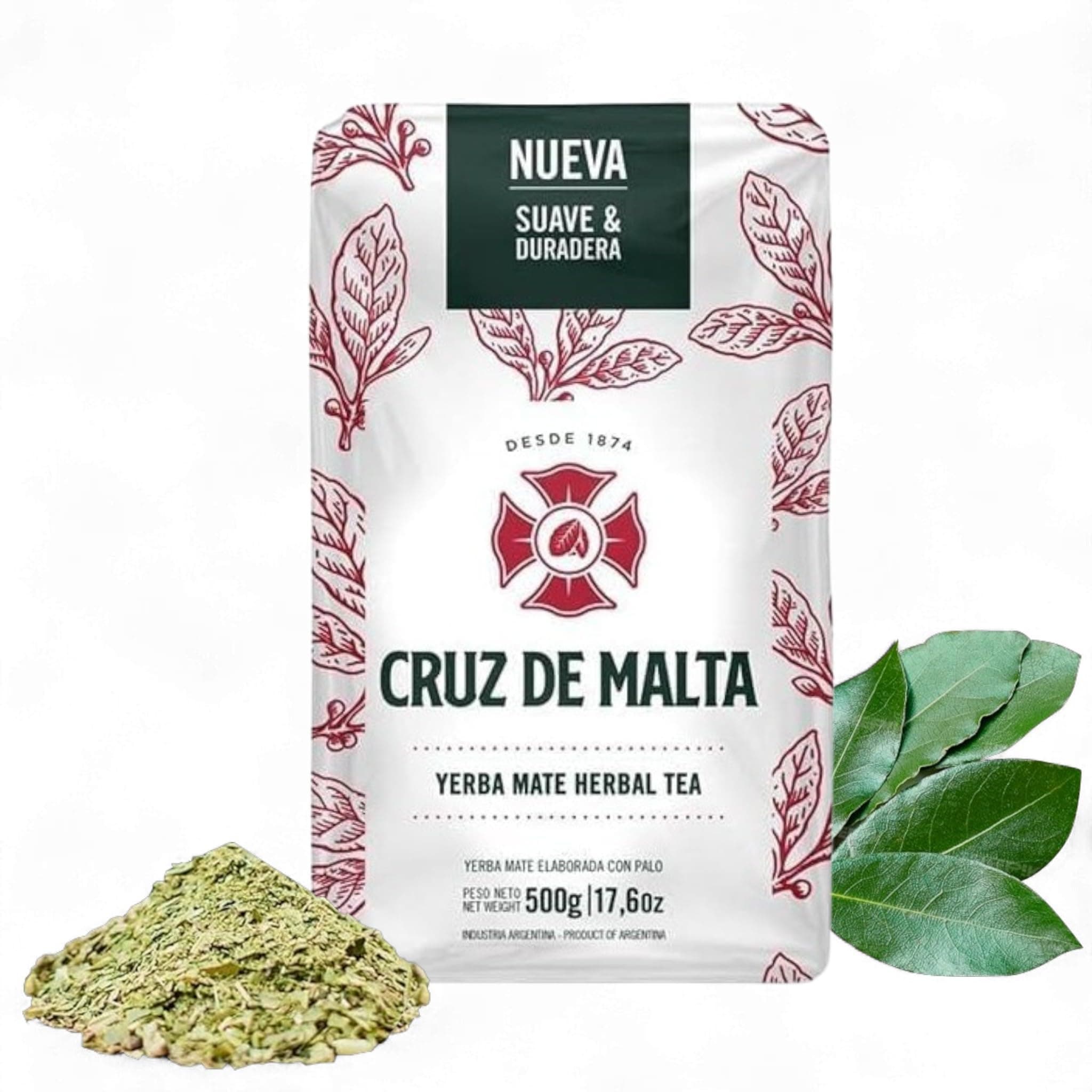 Yerba Mate Cruz de Malta With stems 500g