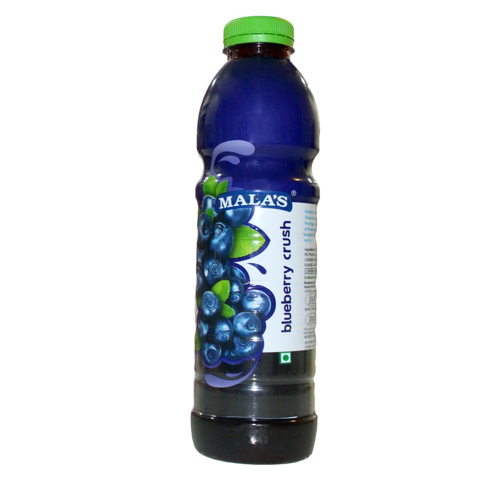 Mala's, Blue Berry Crush, 750 millilitre