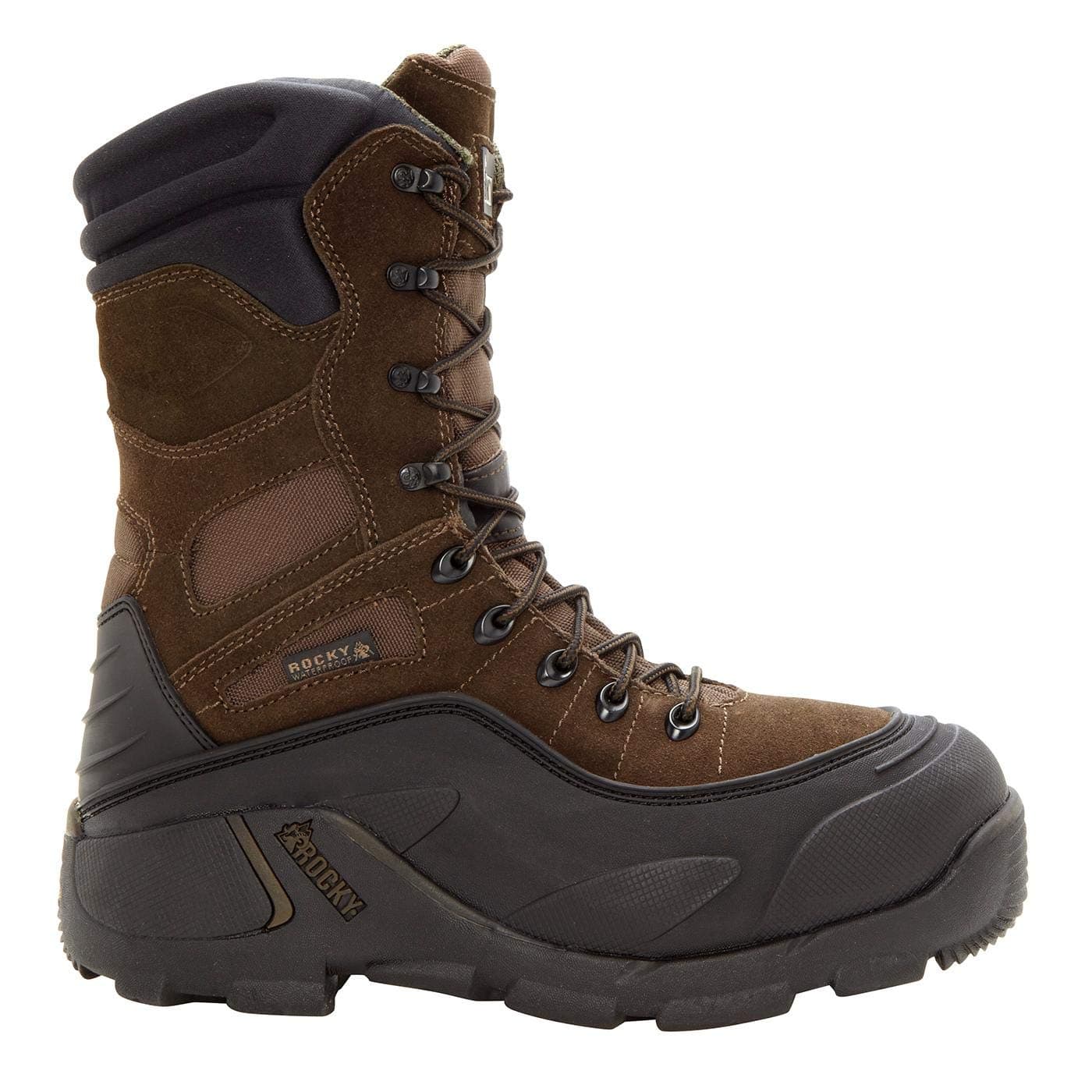 Rocky Men's BlizzardStalker Pro Waterproof 1200G Insulated Boot, Blk/Grey, One size