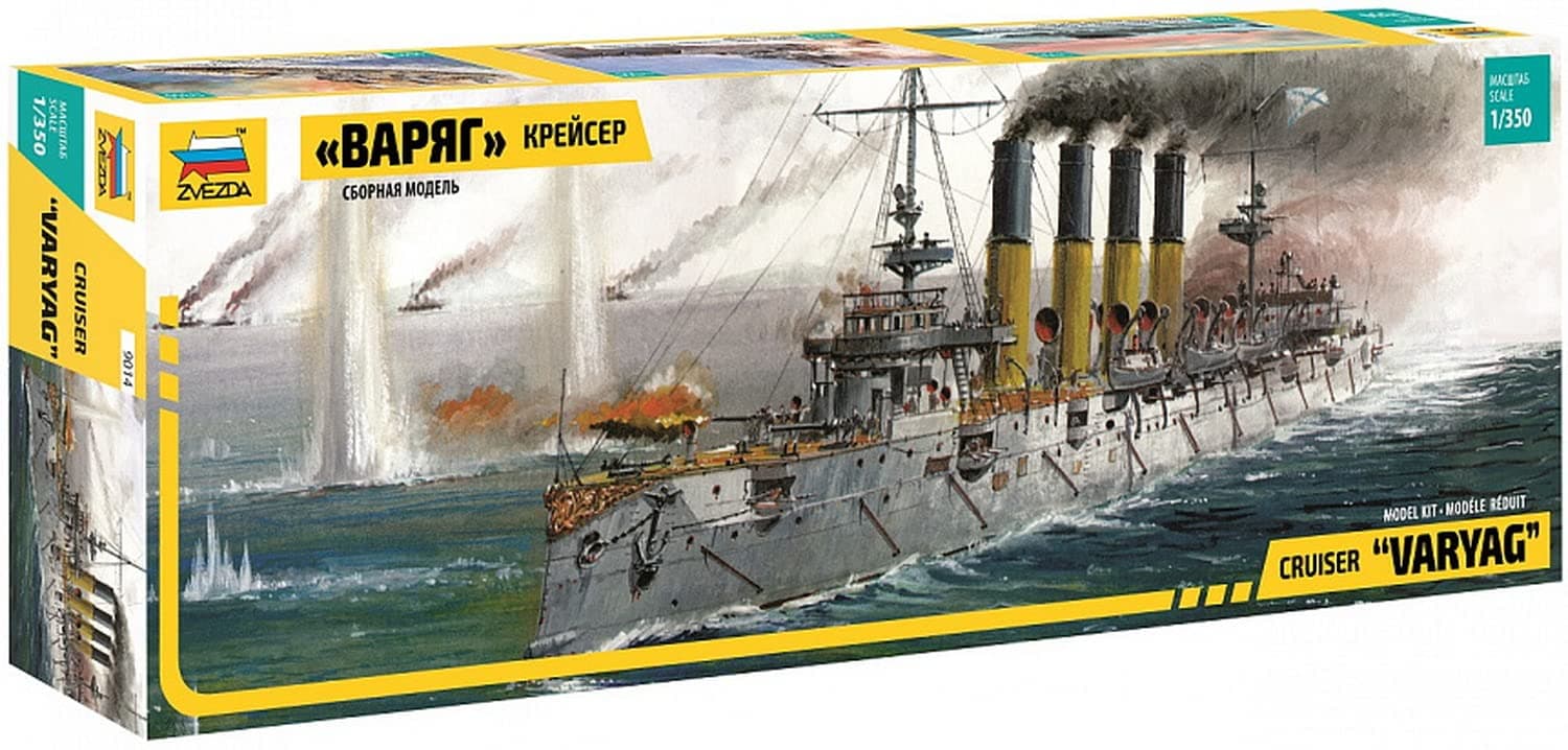Zvezda 9014 Russian Cruiser Varyag Kit