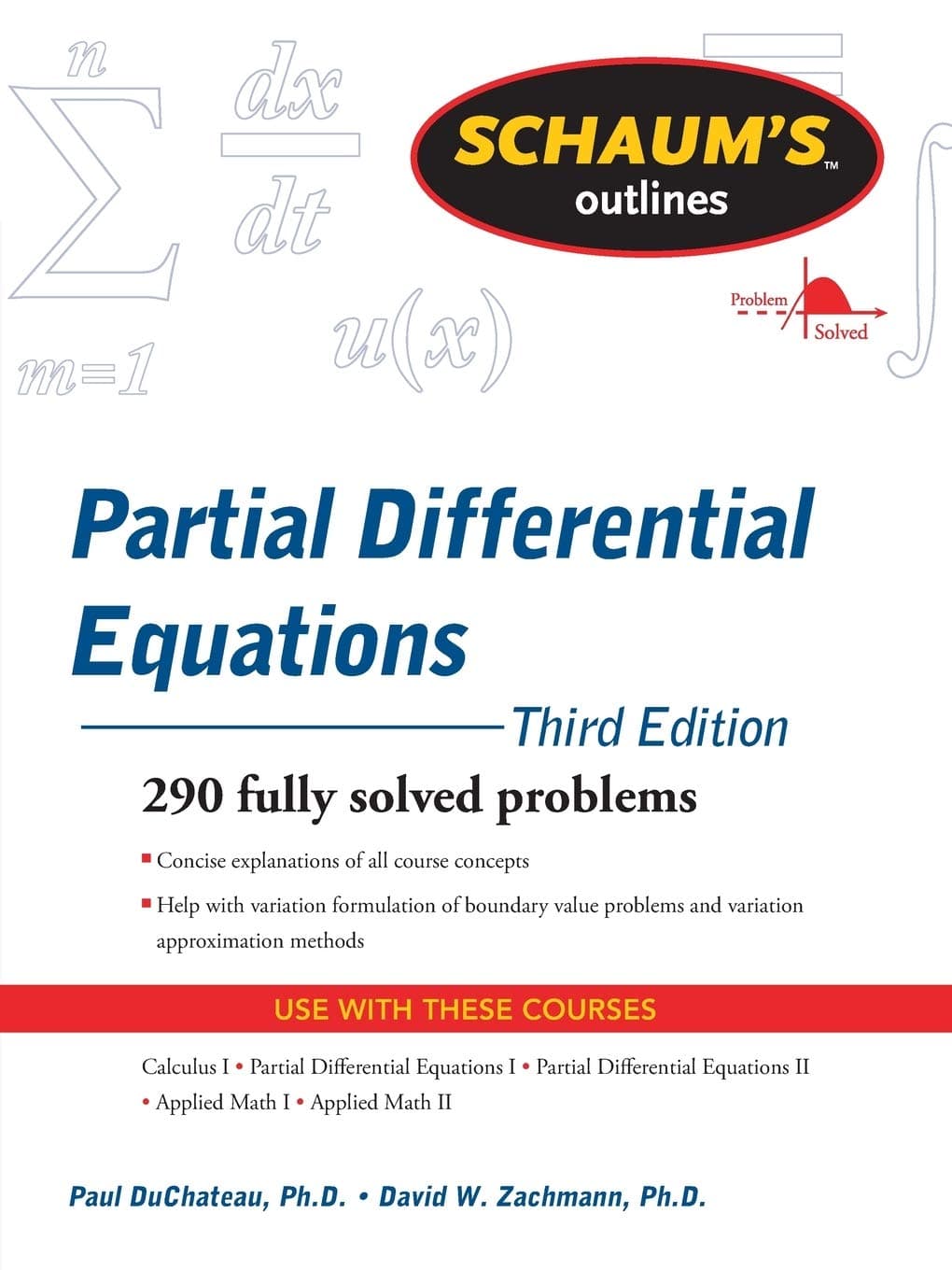 Schaum's Outline of Partial Differential Equations (Schaum's Outlines) Paperback – January 27, 2011