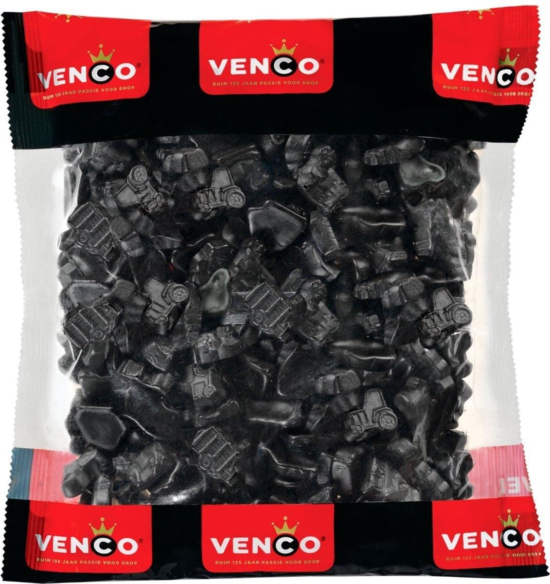 Venco Boerderij Drop Hard Zout / Farm Licorice Hard Salty Candy (1 KiloBag 2.2lbs)